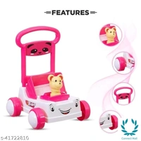 Divi Divine First Step Baby Sit-to-Stand Activity Walker, Baby Push Walker (Pink, 6-18 Months) - 6-18 Months, Pink, Plastic, Pull Along Toys, Pack Of :1